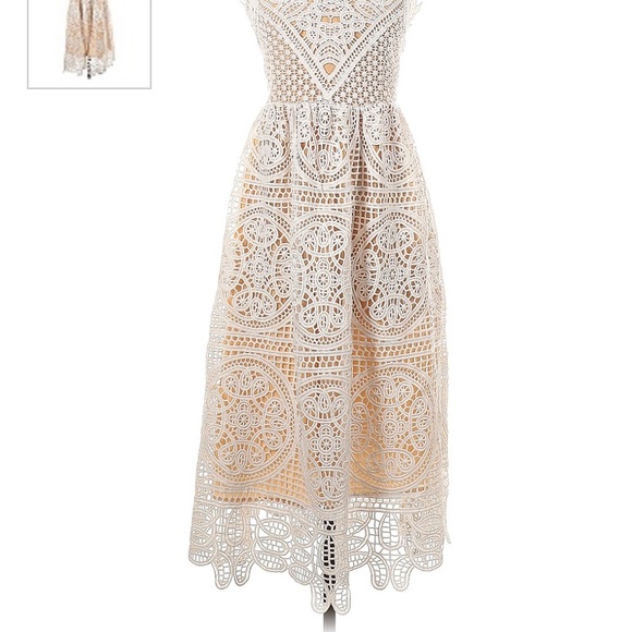 Lacy midi dress - Picture 3 of 4